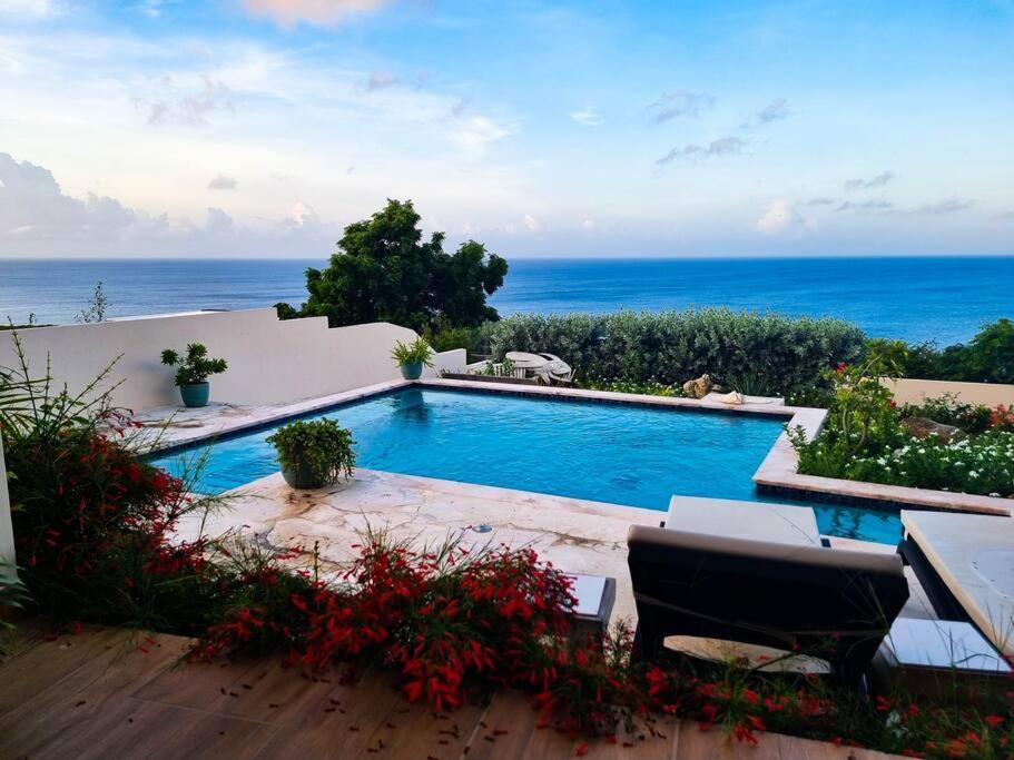 Villa With Pool And Sea View Fontein Zewnętrze zdjęcie