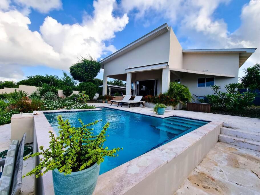 Villa With Pool And Sea View Fontein Zewnętrze zdjęcie
